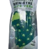 Chaussettes bien-être aloe vera bleue et verte SanoSoin - une paire de chaussettes