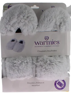 Chaussons bouillotte Warmies grain de millet micro-ondable Soframar
