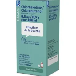 Chlorhexidine Chlorobutanol bain de bouche Biogaran – 200 ml