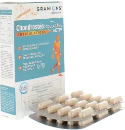 Chondrostéo articulations collagène activ Granions - boite de 30 gélules