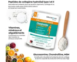 Chondrostéo Collagène marin Granions - pot de 280g