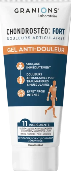 Chondrostéo+ Fort gel anti-douleur articulaire Granions - tube de 50ml