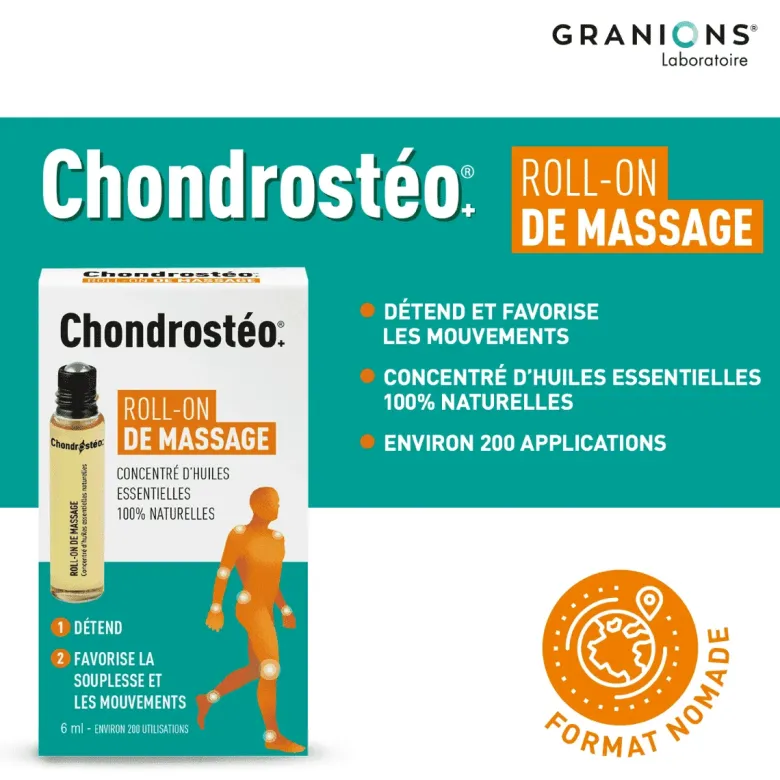Chondrostéo roll-on de massage Granions - roll-on de 6ml