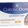 Chronodorm mélatonine 1 mg Iprad - 2 boites de 30 comprimés