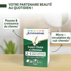 Chute de cheveux Juvamine - boite de 30 comprimés
