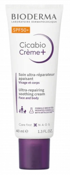 Cicabio Crème+ SPF50+ Bioderma - tube de 40ml
