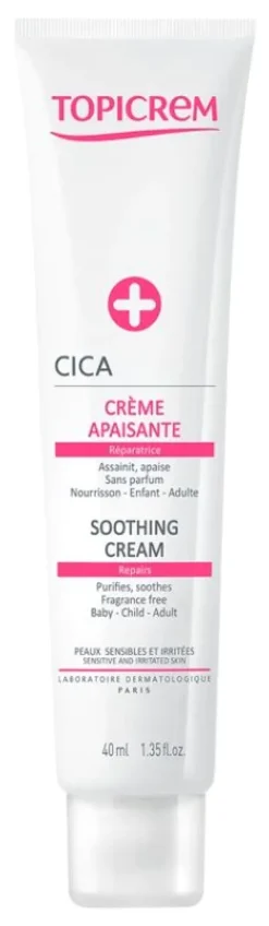 CICA crème apaisante réparatrice peaux sensibles et irritées Topicrem