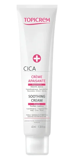 CICA crème apaisante réparatrice peaux sensibles et irritées Topicrem