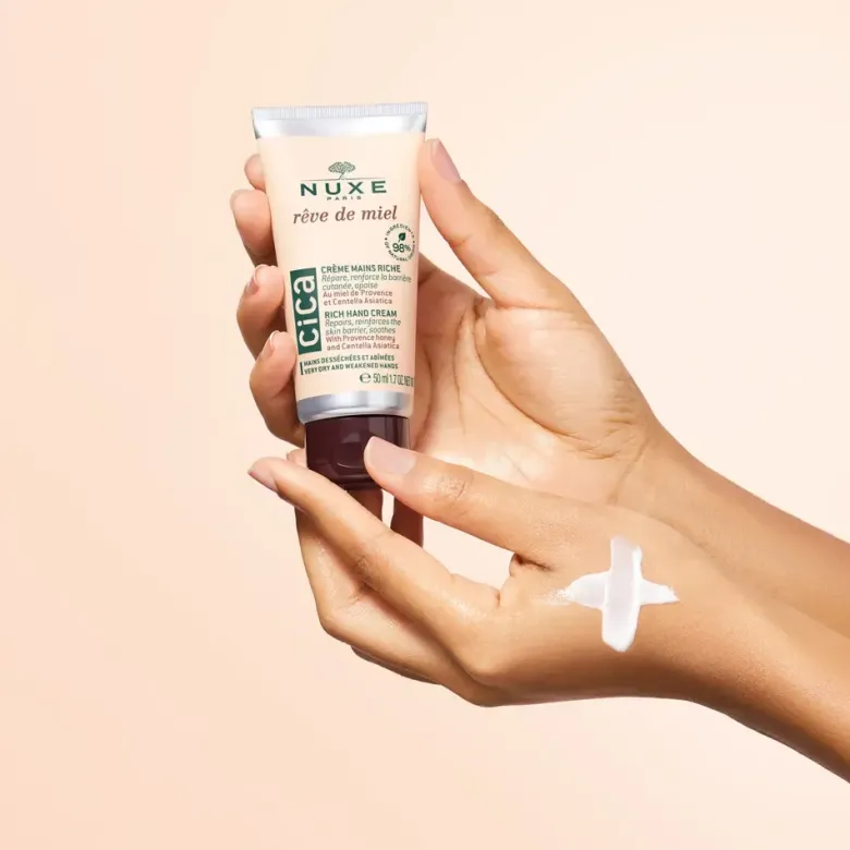 CICA Crème mains peaux sèches et abîmées Nuxe - lot de 2 tubes de 50ml