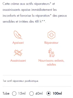 Cicalfate+ crème réparatrice protectrice peaux sensibles irritées Avène