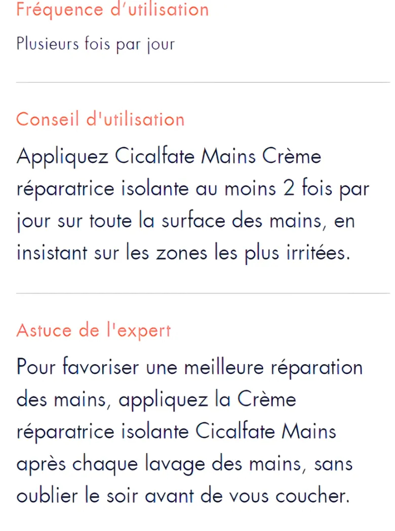 Cicalfate Mains crème réparatrice isolante Avène – tube 100 ml