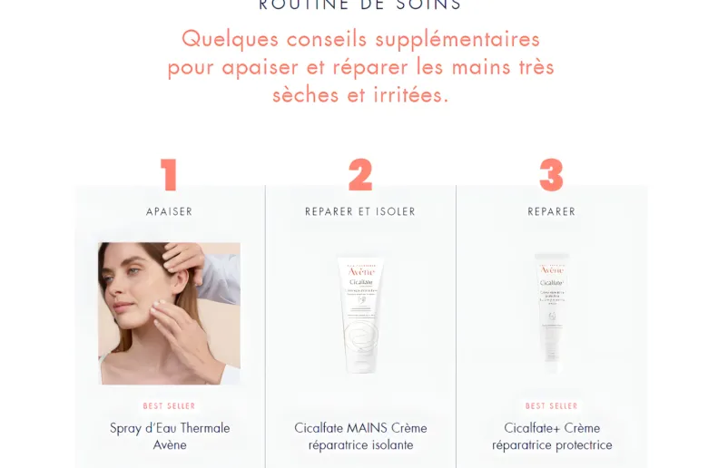 Cicalfate Mains crème réparatrice isolante Avène – tube 100 ml