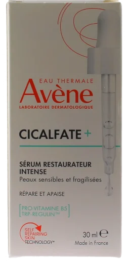 Cicalfate+ Sérum restaurateur intense Avène - flacon-pipette de 30ml