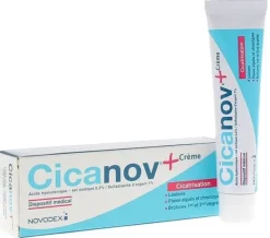 Cicanov+ crème cicatrisante Novodex – tube 25 g