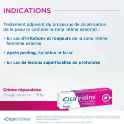 Cicatridine crème acide hyaluronique