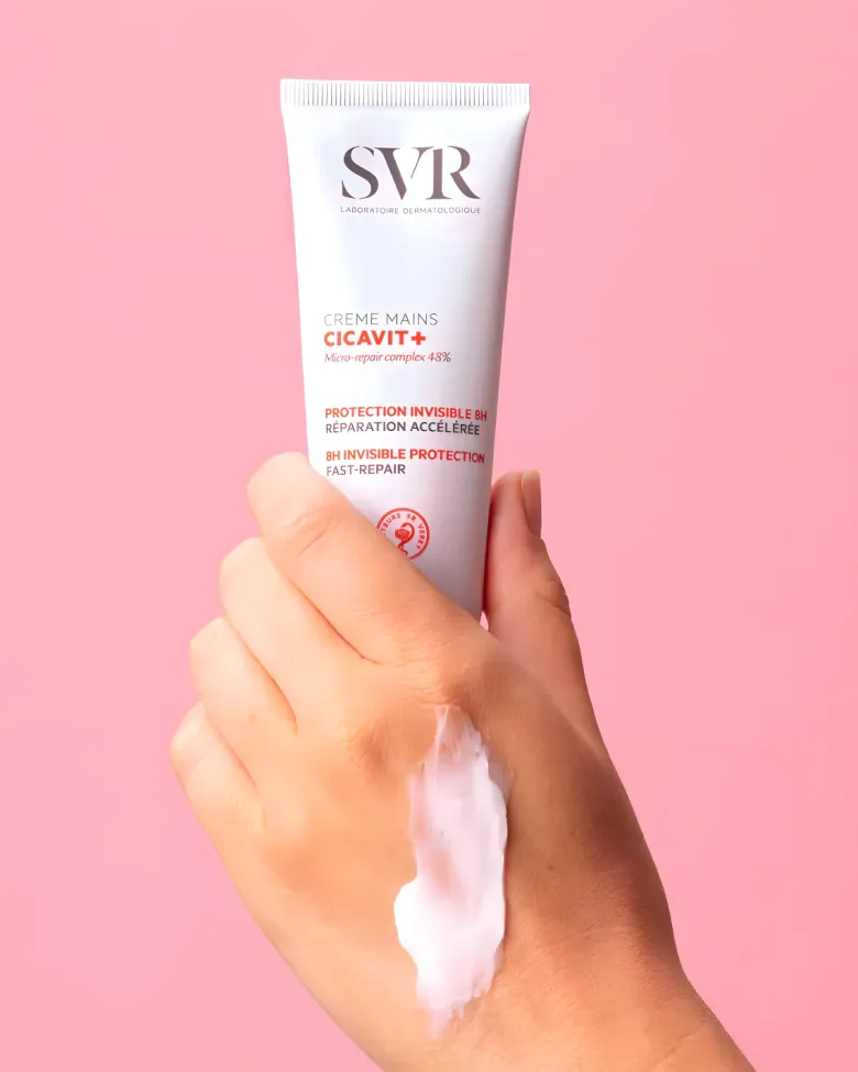 Cicavit+ Crème mains protection invisible 8h SVR - tube de 75g