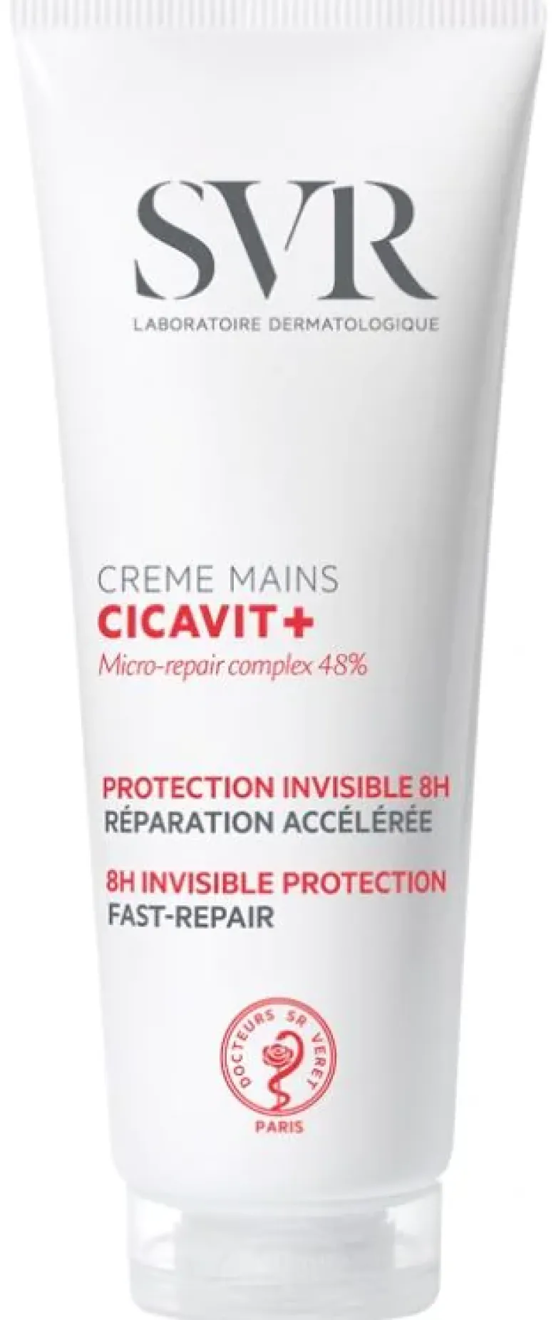 Cicavit+ Crème mains protection invisible 8h SVR - tube de 75g