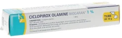 Ciclopirox olamine Biogaran 1 % – crème, tube de 30 g