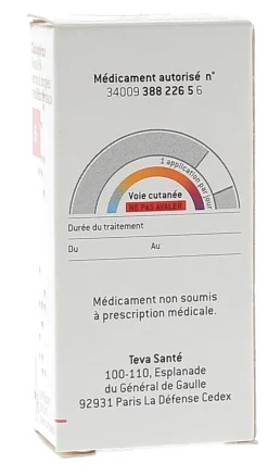 Ciclopirox 8 % vernis à ongles médicamenteux Teva – flacon 3 ml