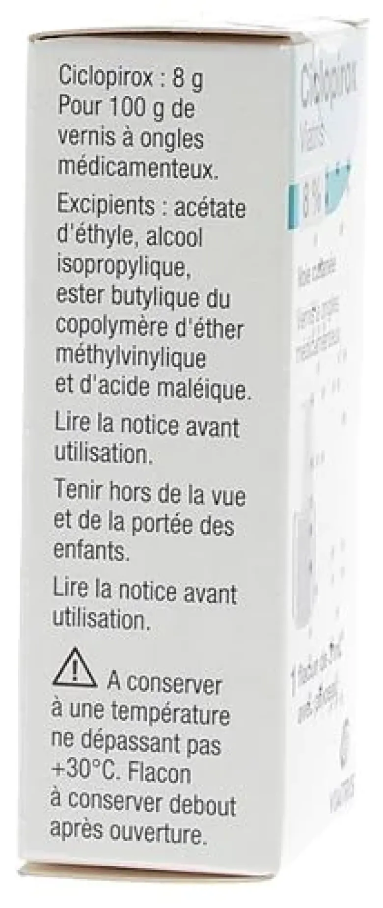 Ciclopirox 8 % vernis à ongles Viatris – 3 ml