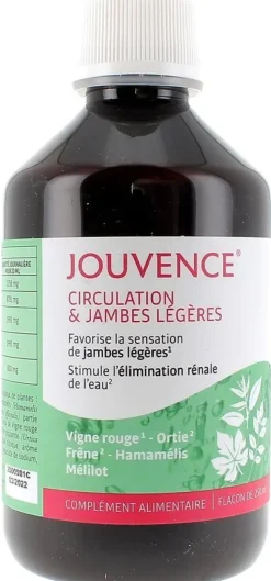 Circulation et jambes légères Jouvence - flacon de 250 ml