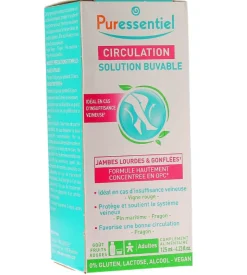 Circulation jambes lourdes et gonflées Puressentiel - flacon de 125ml