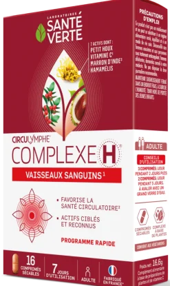 Circulymphe Complexe H Circulation Sanguine Santé Verte - boîte de 16 comprimés