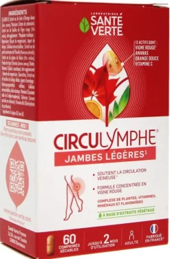 Circulymphe jambes lourdes Santé Verte