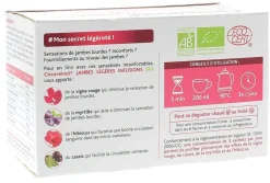 Circuveinol Infusion jambes légères bio Nutreov - boîte de 20 sachets