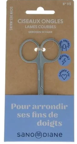 Ciseaux à ongles lames courbes Sanodiane - 1 paire de ciseaux