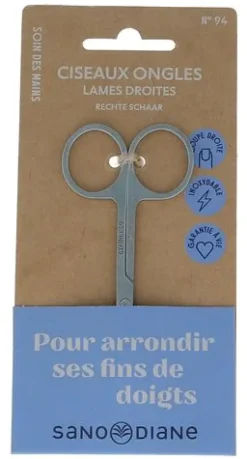Ciseaux à ongles lames droites Sanodiane - une paire de ciseaux