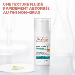 Cleanance Comedomed+ anti-imperfections SPF30 Avène - flacon-pompe de 30ml