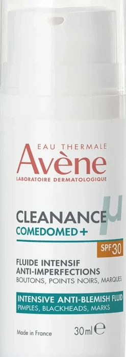Cleanance Comedomed+ anti-imperfections SPF30 Avène - flacon-pompe de 30ml