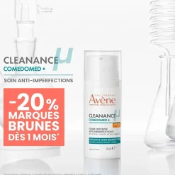 Cleanance Comedomed+ anti-imperfections SPF30 Avène - flacon-pompe de 30ml