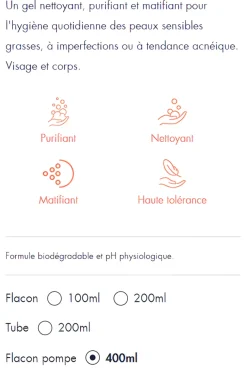 Cleanance gel nettoyant Avène