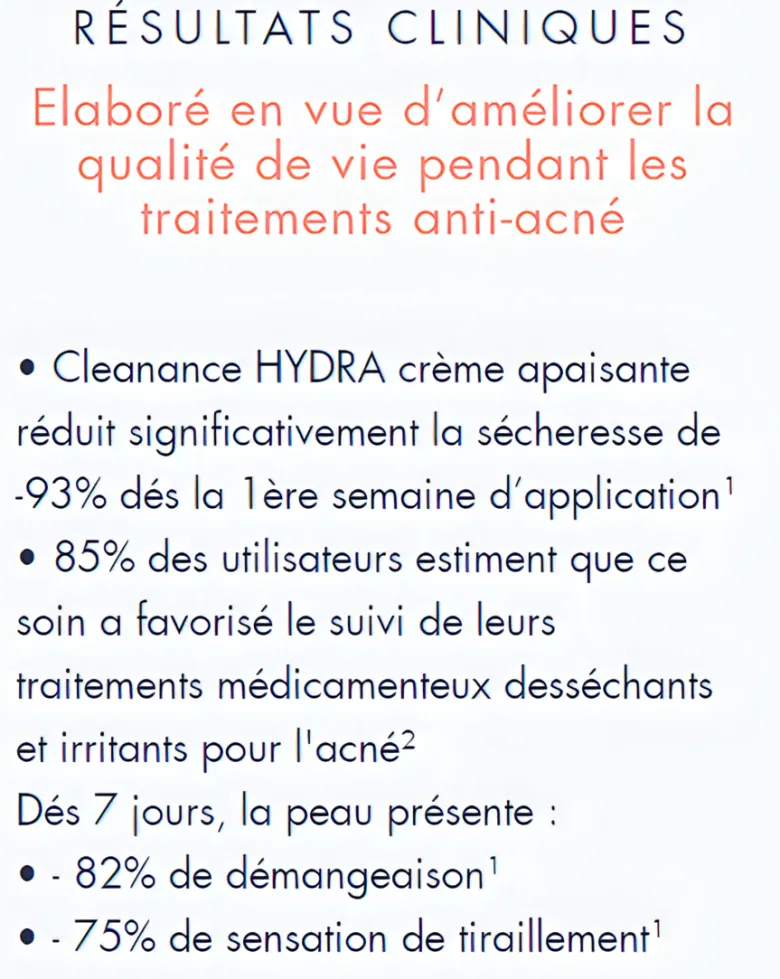 Cleanance hydra crème apaisante Avène - tube de 40 ml