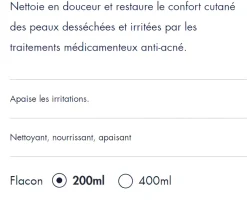 Cleanance Hydra crème lavante apaisante Avène - flacon de 200 ml