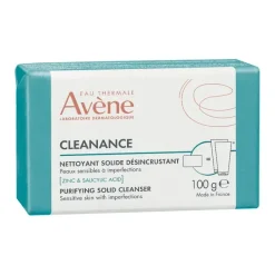 Cleanance nettoyant solide désincrustant Avène - pain de 100g