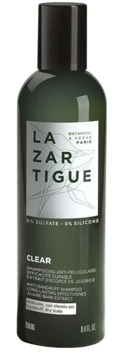 Clear Shampooing anti-pelliculaire cuir chevelu sec Lazartigue - flacon de 250ml
