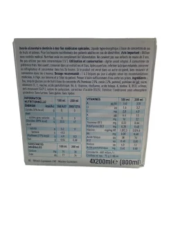 Clinutren fruit saveur framboise cassis - 4 briques de 200 ml