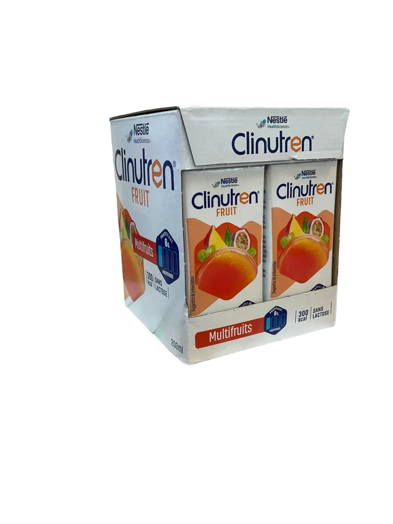 Clinutren Fruit saveur multifruits – 4 briques de 200 ml