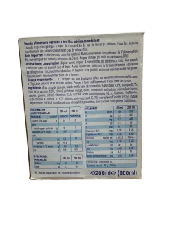 Clinutren Fruit saveur multifruits – 4 briques de 200 ml