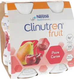Clinutren Fruit saveur poire cerise Nestlé - 4 x 200ml