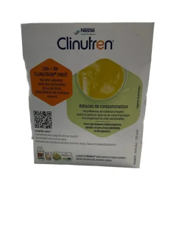 Clinutren fruit saveur raisin pomme Nestlé - 4 briques de 200 ml