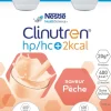 Clinutren HP/HC+ 2Kcal saveur pêche - 4 bouteilles de 200 ml