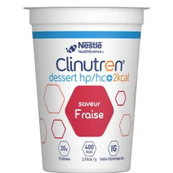 Clinutren saveur fraise HP/HC + Nestlé - lot de 4x200g