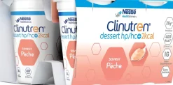 Clinutren saveur pêche HP/HC + Nestlé - lot de 4x200g