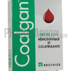Coalgan mèche hémostatique et cicatrisante – boîte de 5