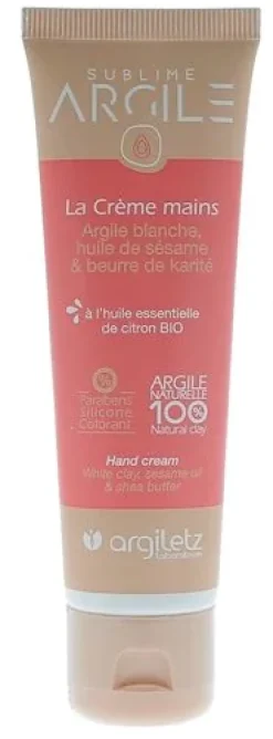 Coeur d'argile la crème mains Argiletz - tube de 50 ml