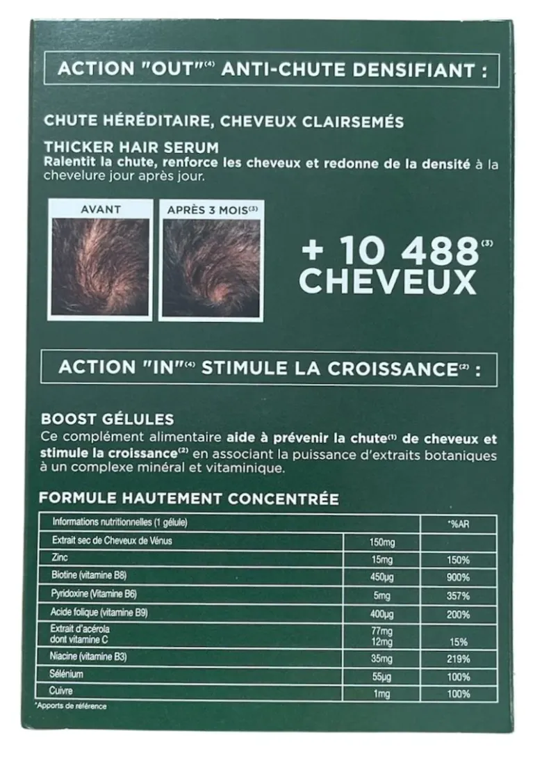 Coffret anti-chute et croissance Lazartigue - coffret de 2 produits